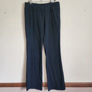 Joe B. Joe Benbasset Dress Pants Black Solid Boot Cut Y2K Business Casual Size 5